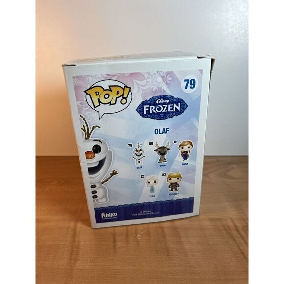 DISNEY FROZEN GLITTER OLAF THE SNOWMAN POP VINYL FIGURE - EE EXCLUSIVE Damaged - Picture 3 of 9